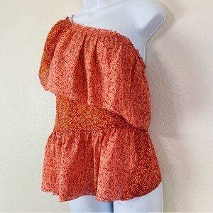 Joie Silk Off The Shoulder Jakinda Blouse Size S